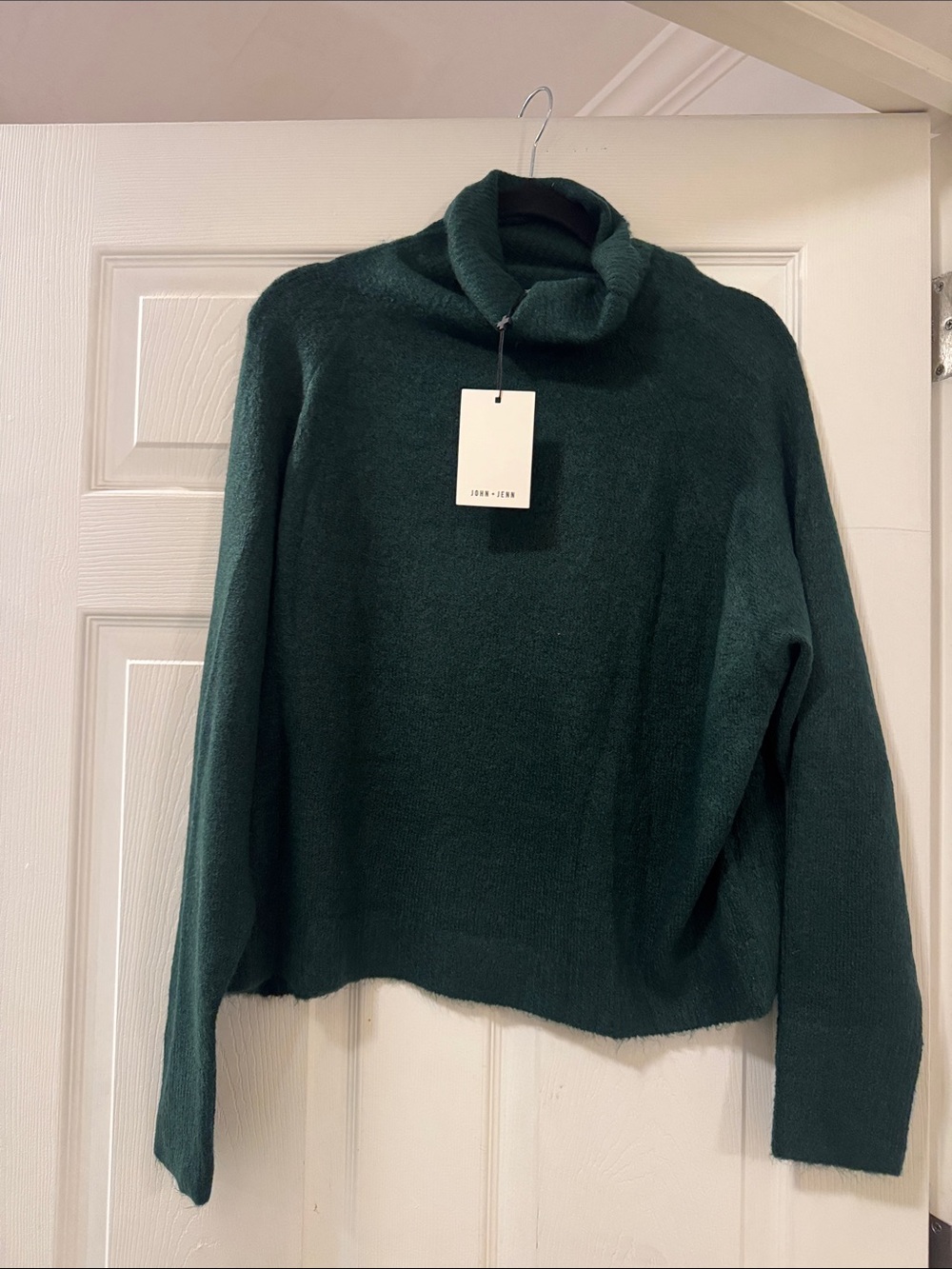 John + Jenn Forest Green Turtleneck Sweater